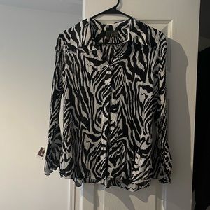 VINTAGE ZEBRA TOP